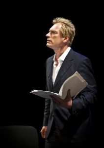 The 2016-2017 University Series presented by the SFA College of Fine Arts will open with British actor Julian Sands in "A Celebration of Harold Pinter" at 7:30 p.m. Thursday, Sept. 15, in W.M. Turner Auditorium on the SFA campus.