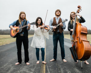 The Barefoot Movement bluegrass band will perform at 7:30 p.m. Thursday, March 8, in W.M. Turner Auditorium on the SFA campus as part of the College of Fine Arts' University Series.