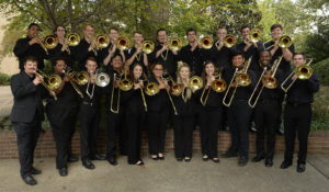 SFA's Trombone Choir will celebrate International Trombone Week with a concert at 7:30 p.m. Tuesday, April 10, in Cole Concert Hall on the SFA campus.