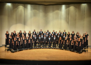 SFA's A Cappella Choir (pictured), Men's Choir and Women's Choir, with Dr. Michael Murphy and Dr. Tod Fish conducting, will present the annual "Christmas Celebration" concert at 7:30 p.m. Friday, Dec. 7, in Turner Auditorium on the SFA campus.