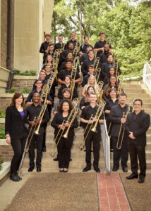 The Trombone Choir at Stephen F. Austin State University will perform at 7:30 p.m. Tuesday, Nov. 27, in Cole Concert Hall on the SFA campus.