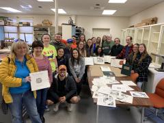  A group of Stephen F. Austin State University students spent the semester creating “Qué Tiene la Música: Canciones, Poemas y Dibujos de Luis Enrique Mejía Godoy,” a book of poetry, song lyrics and art pieces for their History of Latin American Culture course.
