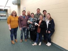Stephen F. Austin State University education students collaborated with staff members from the Center for Regional Heritage Research and Steen Library to print historical artifacts in 3D. Students utilized these artifacts to build lesson plans and teach at Woden High School.
