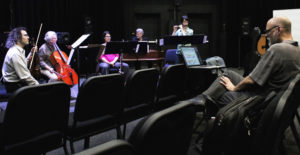 "Canetti-menagerie: a surreal soirée," a program of works by University of North Texas music professor Joseph Klein, far right, will be performed at 6 p.m. Monday, April 22, in Cole Concert Hall on the SFA campus.