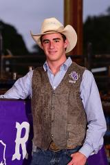  Stephen F. Austin State University student Kasen McCall will compete alongside more than 400 students from across the United States, as well as Canada, Brazil and Australia for individual event championship titles at the 2019 College National Finals Rodeo June 9 through 15, in Casper, Wyoming. McCall, a freshman agribusiness major and Lufkin native, will compete in the team roping event. Photo credit: James Phifer