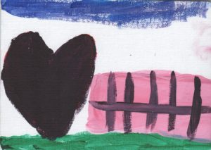 "The Color of Grief," an exhibition set to open Tuesday, Sept. 3, in The Cole Art Center, features artwork by children who have experienced grief through the loss of a loved one.