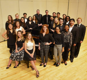  The Chamber Singers at SFA will perform at 7:30 p.m. Friday, Nov. 8, in Cole Concert Hall on the university campus.