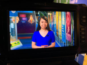 SFA School of Theatre alumna Mai Le is the host of Space Center Houston's Explorer Camp TV, a new weekly show dedicated to science and space exploration learning.