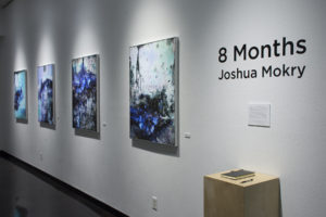  "8 Months" by graduating art student Joshua Mokry of Houston is included in an exhibition featuring the artwork of five graduating students in the Stephen F. Austin State University School of Art. The exhibition is showing now through Dec. 1 in the Art Building on the SFA campus.