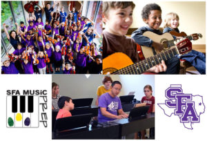 Visit sfamusicprep.com or call (936) 468-1291 to learn about the many classes available to musicians of all ages through the Music Preparatory Division of the Stephen F. Austin State University School of Music.