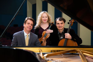 The Symphony Orchestra at Stephen F. Austin State University will perform Ludwig van Beethoven's Triple Concerto, featuring SFA music faculty members Jennifer Dalmas, Evgeni Raychev and James Pitts, when the ensemble performs at 7:30 p.m. Tuesday, Feb. 22, in Cole Concert Hall on the SFA campus.