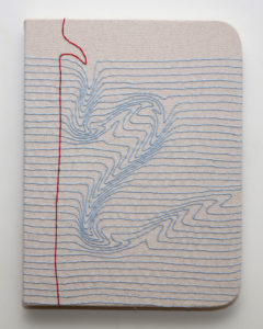 "Notes for String Theory," 2022, embroidery on canvas, by SFA art faculty member Candace Hicks will be among the works in the School of Art Faculty Exhibition, showing Aug. 30 through Sept. 30 at The Cole Art Center @ The Old Opera House in downtown Nacogdoches.