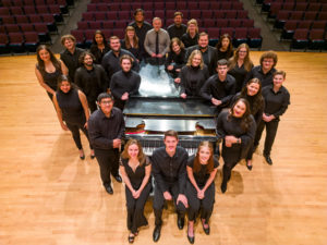 SFA's Chamber Singers, with Dr. Michael Murphy, conductor, will present the program "Lighten My Darkness" at 4 p.m. Sunday, Oct. 9, in Cole Concert Hall, Wright Music Building, on the SFA campus.