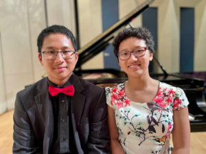 Pianists Nio and Olivia Ajero will present "Harmony for Hope," a concert to benefit  Music Prep student scholarships, at 7 p.m. Tuesday, May 23, at First Baptist Church, 411 North St.