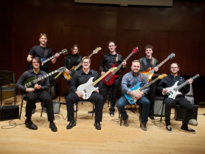 Stephen F. Austin State University's Electric Guitar Ensemble will perform at 6 p.m. Thursday, Dec. 7, in the Music Recital Hall on the university campus. Admission is free.
