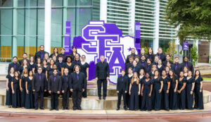 SFA's A Cappella Choir will present the program "Light of a Clear Blue Morning" at 7:30 p.m. Saturday, March 23, in Cole Concert Hall on the university campus.
