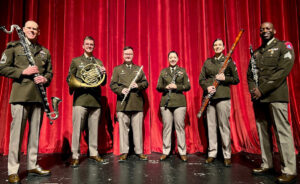 The Intrepid Winds of the 323rd Army Band will perform at 6 p.m. Monday, March 25, in Cole Concert Hall on the SFA campus.
